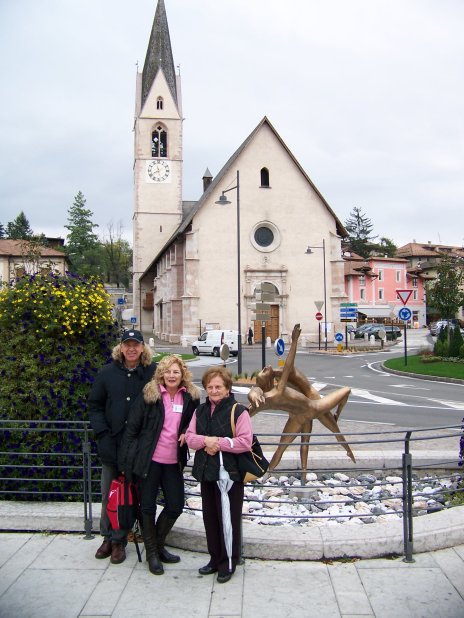 Maria Pia con Ugo e la moglie di Pier Giorgio