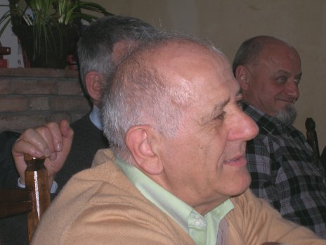Silvano IW4BDA in attesa della minestra