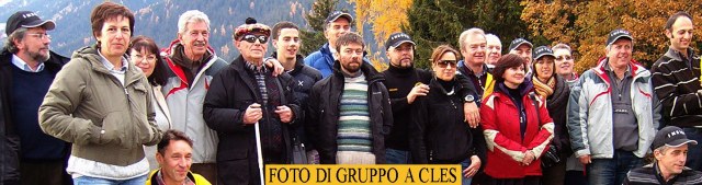 Foto di gruppo della spedizione Amatoriale Emiliano Romagnola a Cles
