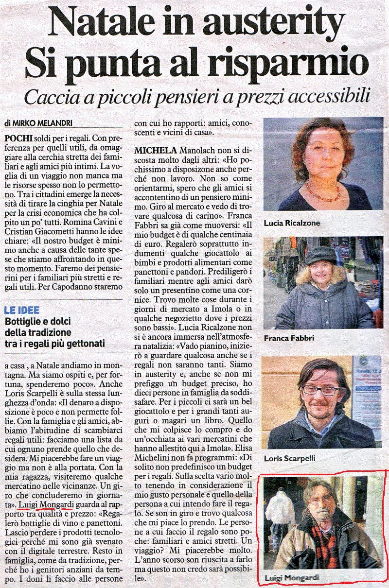 Articolo Resto dele Carlino con mia intervista!