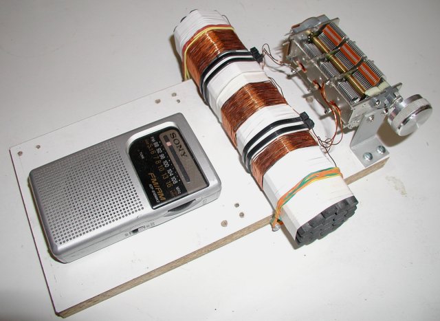 Antenna con il nuovo condensatore variabile