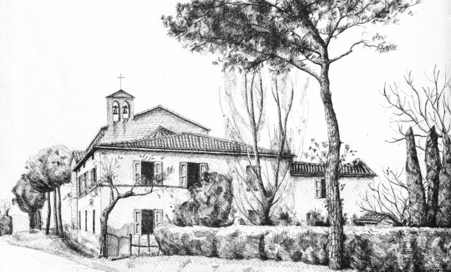 Disegno Canonica della Chiesa di Croce in Campo
