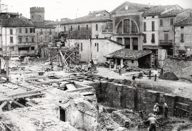 Piazza delle Erbe nel 1930 circa
