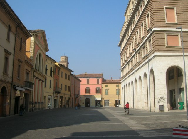 Piazza Gramsci il 12 Ottobre 2008