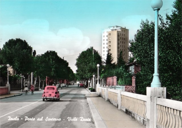 Ponte Nuovo e Viale Dante anni 60 circa