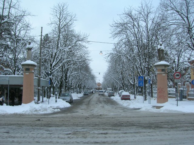 Viale Capuccini il 19 Dicembre 2009