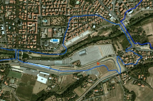 Il fiume Santerno si allargo' di circa 700 Metri!!